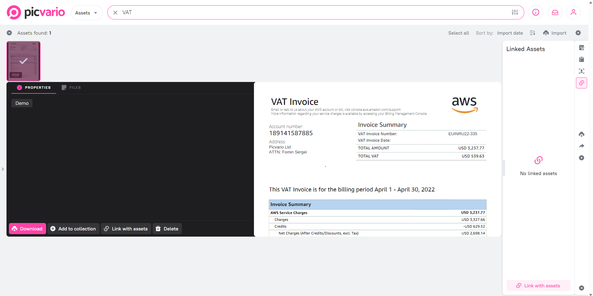 Advanced Document Support