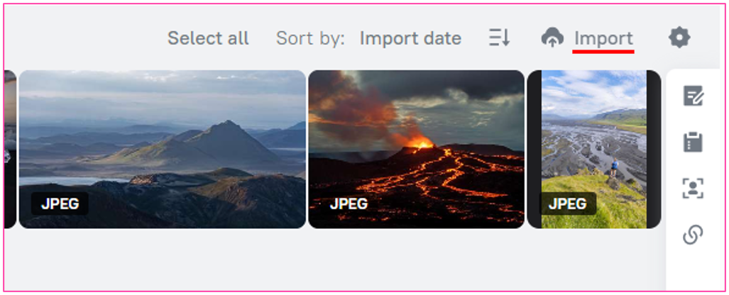 Getting started with the Picvario interface
